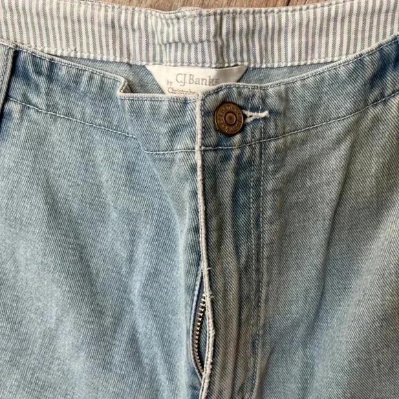 CJ Banks Light Blue Jean Shorts - Picture 4 of 8